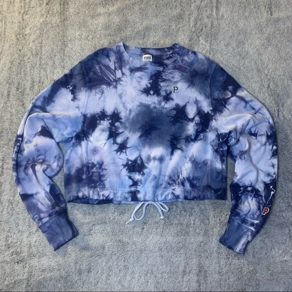 ✨ SOLD ✨ PINK Victoria’s Secret | College Cropped Crew - Picture 2 of 2